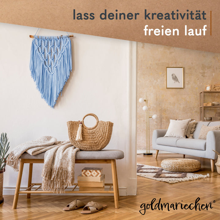 Stimmungsbild Wandbehang himmelblau Stimmungsbild Wandbehang himmelblau