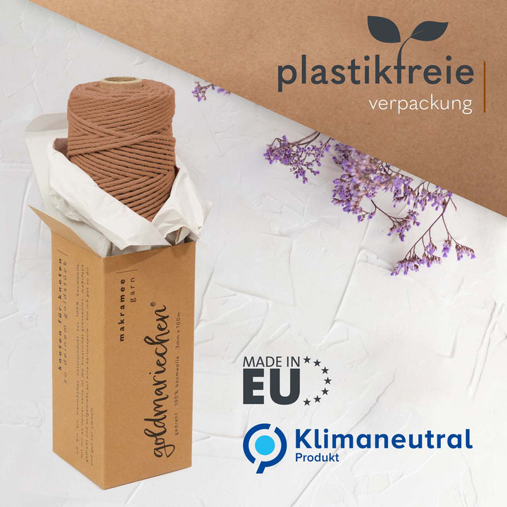 plastikfreie Verpackung und Logo von Climatepartner plastikfreie Verpackung und Logo von Climatepartner