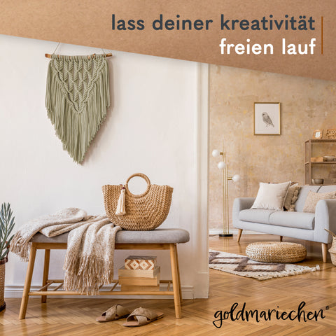 goldmariechen® makramee garn | 5mm x 60m | mehrfach gedreht | salbei goldmariechen® makramee garn | 5mm x 60m | mehrfach gedreht | salbei