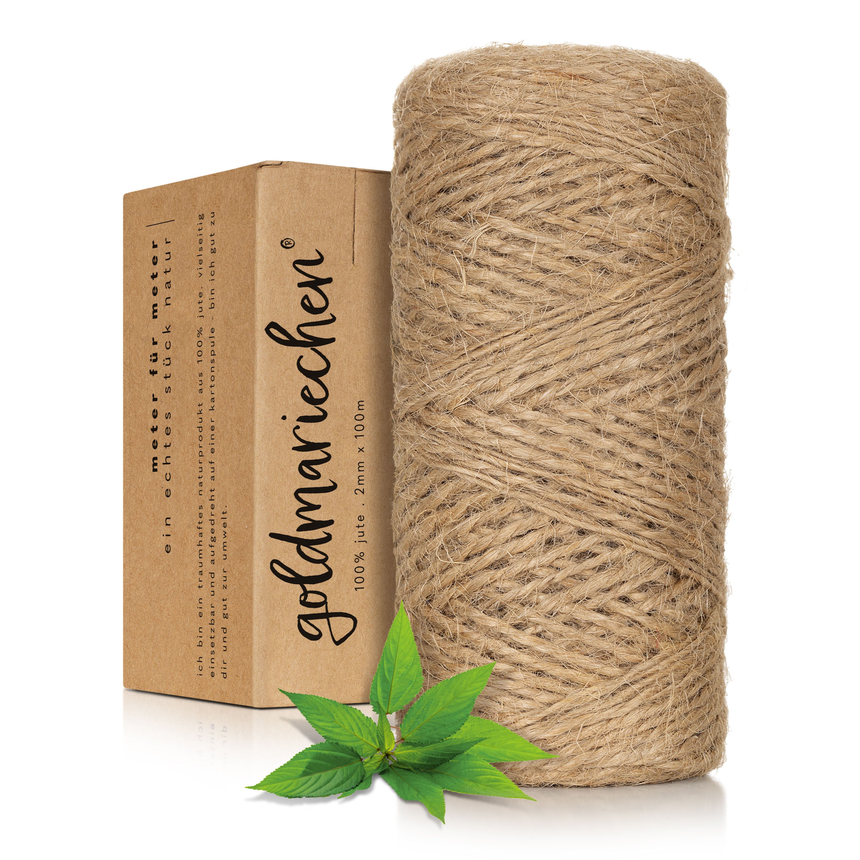 Jute Garn 2mm 100m