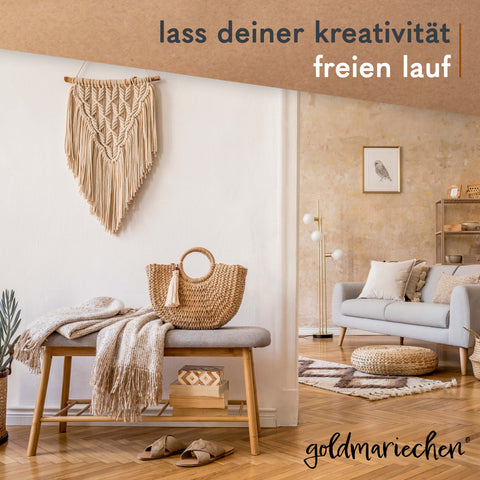 Stimmungsbild Wandbehang naturell