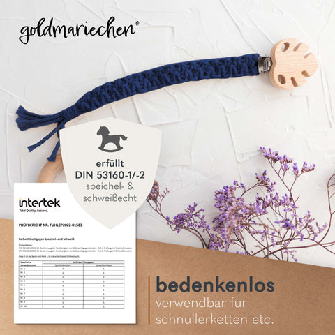 goldmariechen® makramee garn | 3mm x 100m | mehrfach gedreht | tiefsee