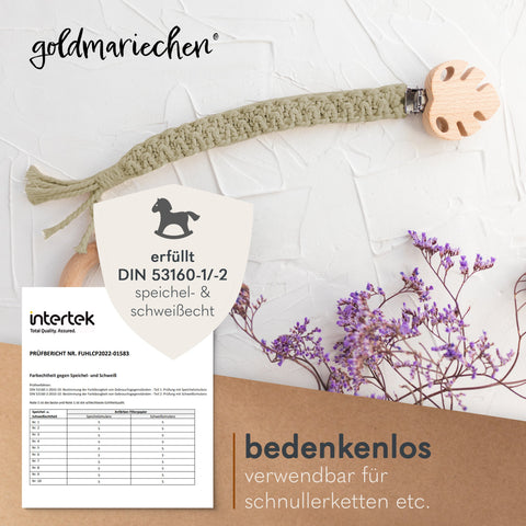 goldmariechen® makramee garn | 3mm x 100m | mehrfach gedreht | salbei